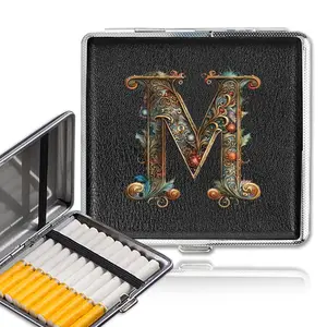 Vintage PU Smoke Organizer Case, Cigarette Portable Box, Lightweight Waterproof Cigar Protector, Moisture Proof Leather Cover, Travel Outdoor Use