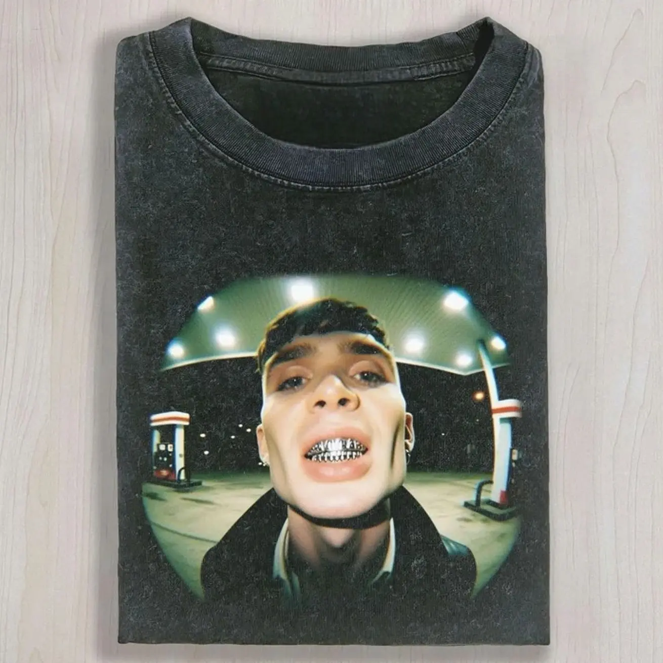 Peaky Blinders Graphic T-Shirt, Murphy Grillz Shirt, Funny Gangster Shirt, Retro Crime Movie Graphic Tee, Old School Streetwear Apparel