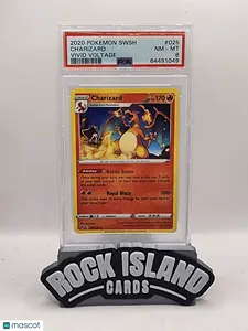 2020 Pokemon Sword & Shield Vivid Voltage Charizard Vivid Voltage PSA 8 #025