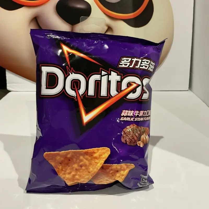 Doritos Garlic Steak Flavor Snack, Crisps & Puffed Snacks for Food & Beverages Lovers