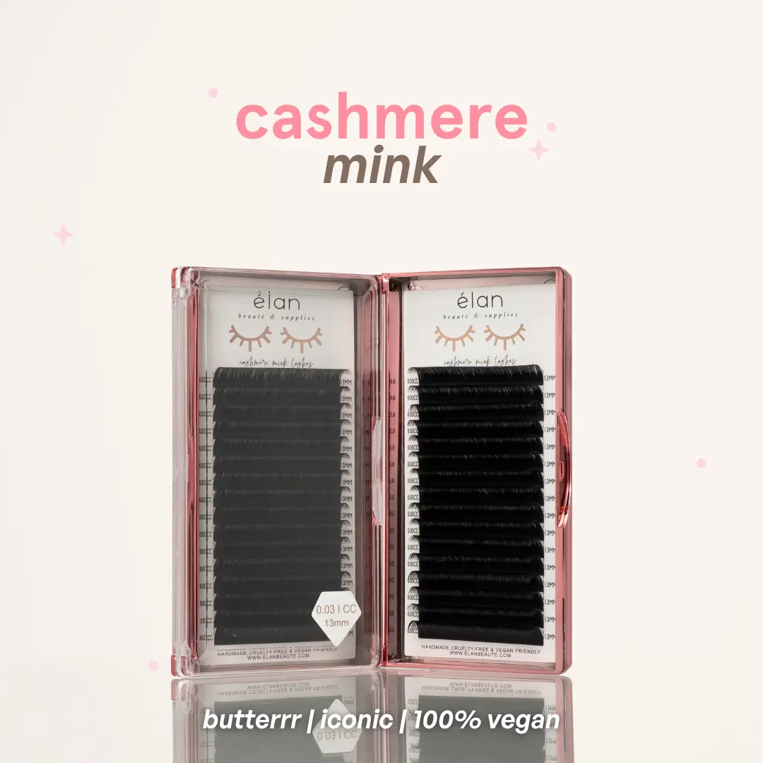 0.03 CASHMERE MINK lash trays 💫