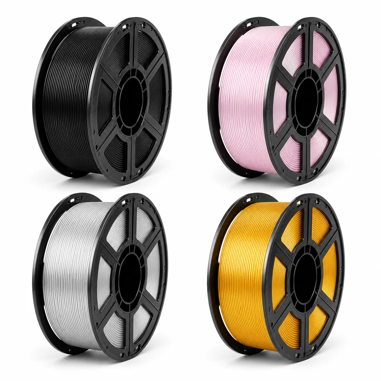 PLA+ 2.0 Filament 1.75mm 250g for 3D Printers, Premium PLA Plus Spool with Smooth Flow, Strong Layer Adhesion, and Clean Finish