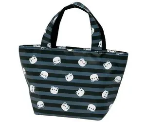 Insulated Bento Lunch Bag Panda Black