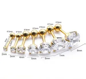 stack jewelry 3 pairs simple Trendy All-match & Exquisite Pretty Studs Jewelry for Birthday Gift