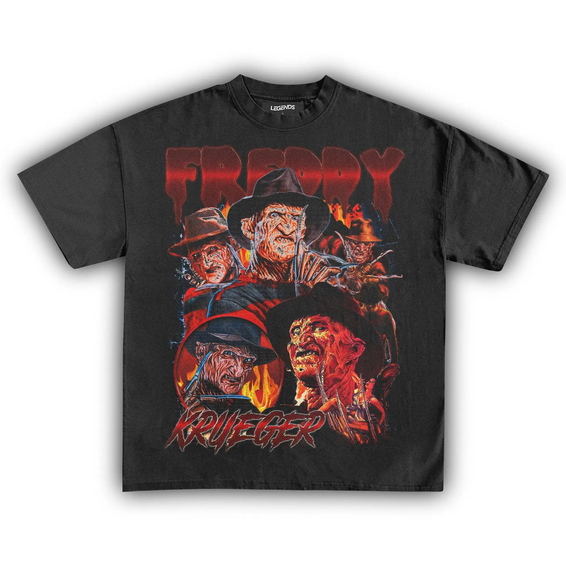 VINTAGE FREDDY KRUEGER HALLOWEEN T-SHIRT, GIFT FOR FANS