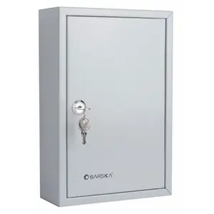 Barska CB13364 40 Position Key Cabinet with Key Lock - White, Lock Box, Secure Keys