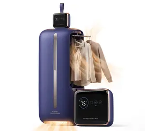Portable Compact Clothes Dryer, Global Voltage Travel Dryer, Unique Design with 4 Drying Modules, 36-Decibel Silent design, Quiet Efficient Portable Drying System for Home, Travel & Dorm