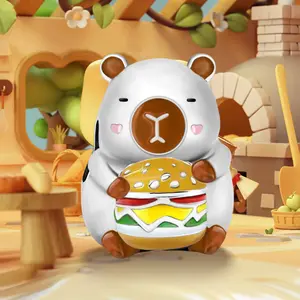 New Style Original Charm Cute Capybara Burger Beads Charm Christmas Gift Charms Beads Accessories Designer DIY Jewelry Making Kit for Bracelet Necklace Making Great Creative Craft Materials Fashion Mother's Day Valentine's Day Anniversary Gift for Women