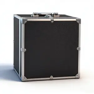 SOLARY Aluminum Hard Carry Case – Shockproof Foam Protective Storage Box, Water-Resistant (Fits Smoke Leak Detector & Other Tools)