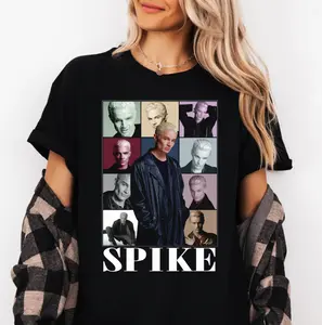 Vintage Spike Buffy The Vampire Slayer Graphic Tee 90s Cult Classic Streetwear