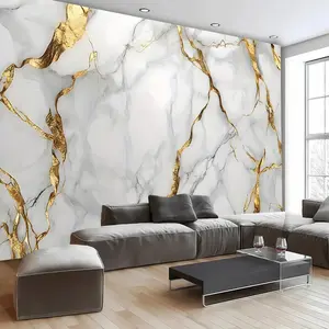 Large marble cracked party background, elegant white and gold polyester banners, suitable for home, room, and wall decoration, perfect for photo props, seasonal celebrations, and modern party decorations, holiday celebration supplies, holiday party