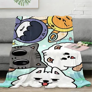 TXT inspire blankets, decorative blankets, travel blankets, blankets, air conditioning blankets, holiday gifts, suitable for gift giving.