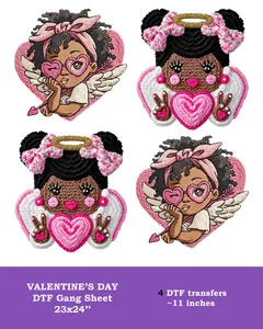 Valentine's Day DTF Transfers Gang Sheet