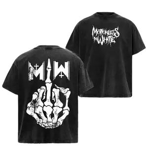 Retro NEW Motionless in White Finger T-Shirt, Motionless in White , Music Graphic Tee, Rock Band Shirt, Retro Music Tee, Rock Music Lover Shirt, Vintage Band Shirts Casual Comfort Cotton Fabric Fit Top ,Top Men's and Women's Clothing . Streetwear