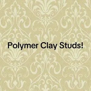 Polymer Clay Studs