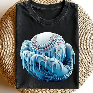 Ice Cream Baseball Glove Dripping Sports