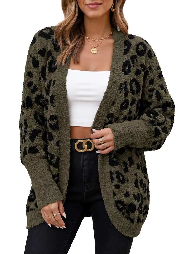 leopard cardigan women - TikTok Shop