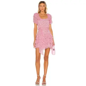 LoveShackFancy Kimbra Dress in Pink Bonnet