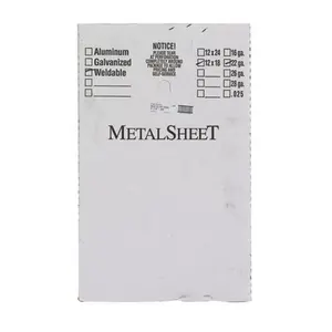 212 MAIN Boltmaster 11815 Industrial Cold-Rolled Weldable Can-Bend Sheet, 12x18 in, Pack of 5, for Sign Makers, Sailing Water Sports