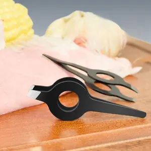 Professional Tweezers, 1 Count Multifunctional Beard Plucking Tweezers, White Hair Plucking Tweezers, Chicken Feathers and Duck Feathers Plucking Thorns