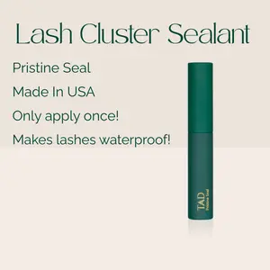 TAD Beauty Pristine Seal Lash Cluster Sealant Made In USA Waterproof & Reduces Stickiness for Long-Lasting DIY Lashes - Eyelash Cluster Sealant - Makeup