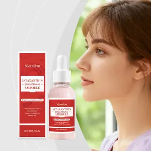 Viareline Astaxanthin Glycerin Arginine Serum for Deep Hydration, Firming, Brightening, and Smoothing Facial Skin