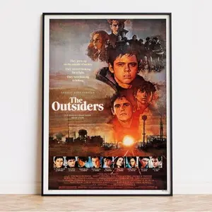 The Outsiders Movie Poster, High Quality Ready To Print