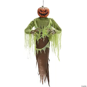 5' Hanging Pumpkin Halloween Decoration