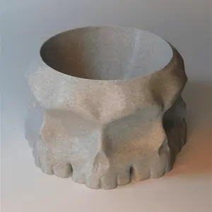 3D-Printed Skull Bowl - A Unique Fusion of Art and Utility