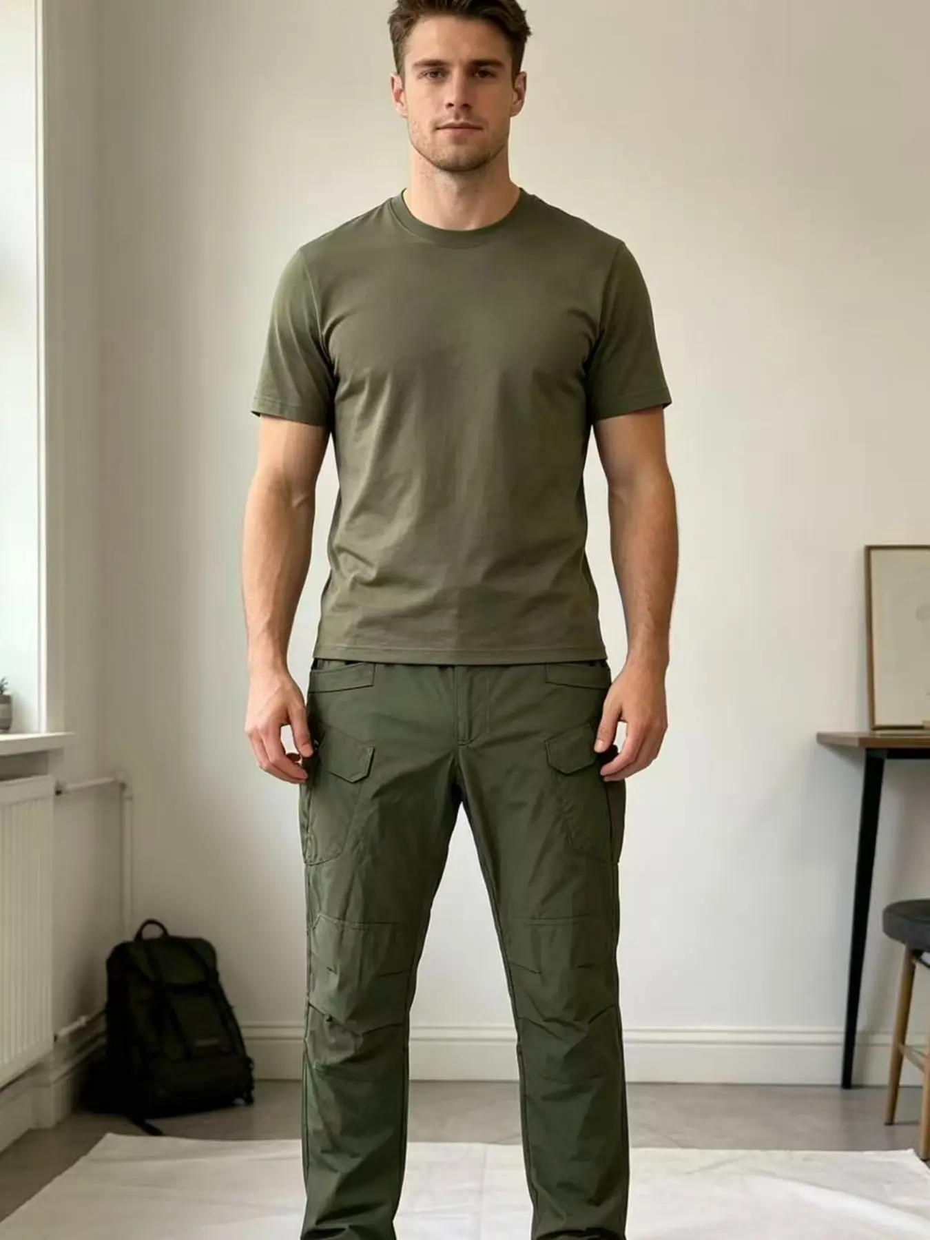 Men's Lightweight Hiking Pants, All Purpose Pants, Micro-Elastic Quick-Dry Casual Trousers, Ideal for Workwear, Camping, Travel, Outdoor Activities, Fishing, Hunting
