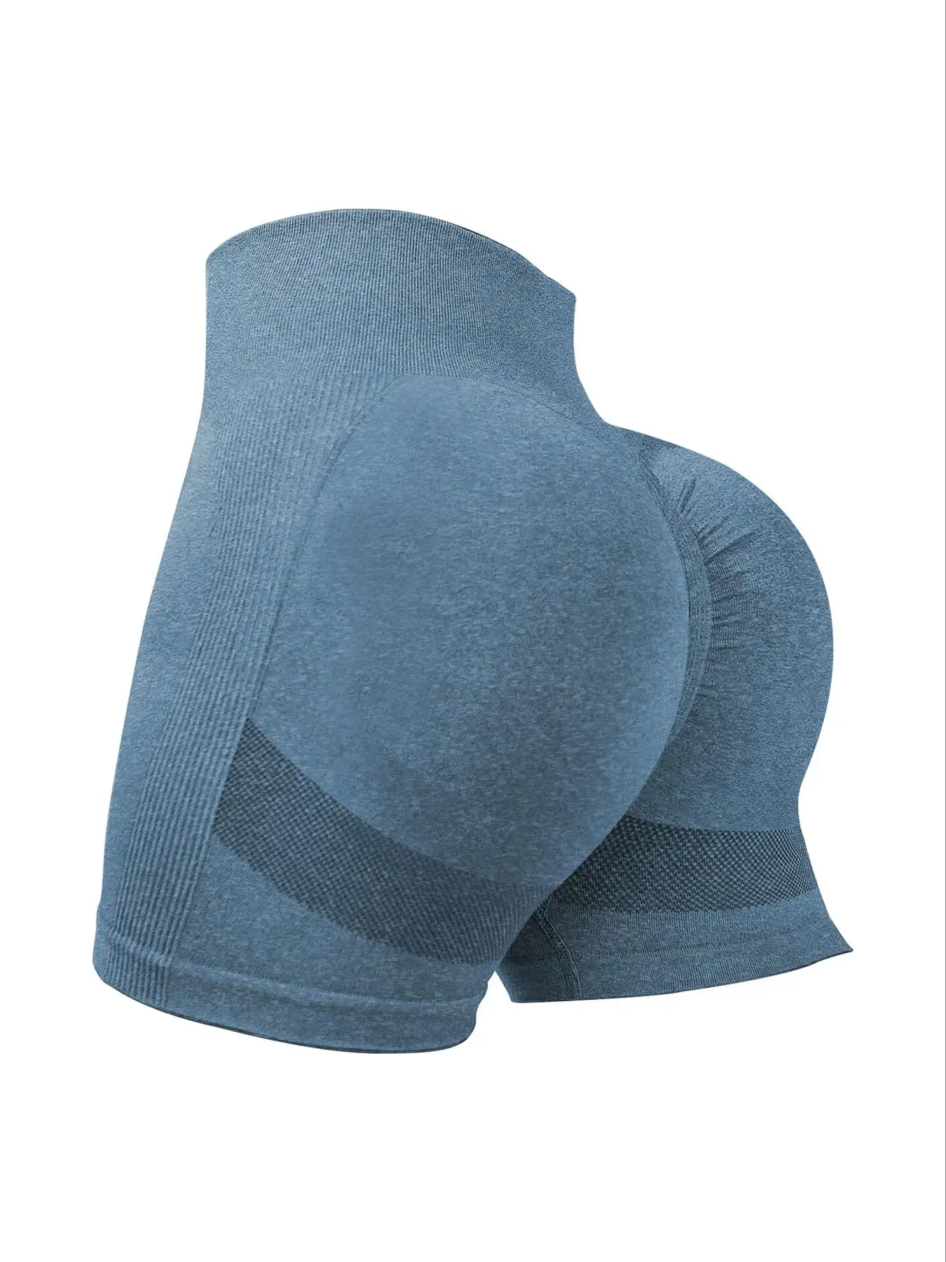 Women's Solid Color High Waist Sports Shorts, Workout Exercise Supportive Compression Short Leggings, Ladies Sportswear, Summer Outfits 2024