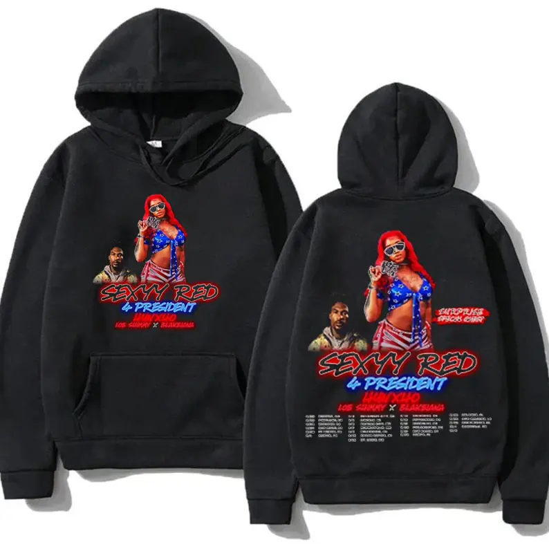 Sexyy Red 4 President Tour 2024 Hoodies Women Men
