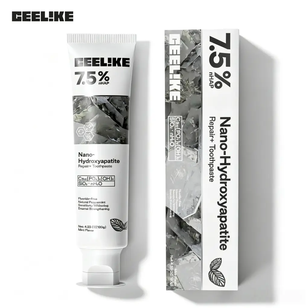 CEELIKE Nano Hydroxyapatite Toothpaste, Oral Daily Care, Fluoride-Free, Fresh Mint Flavor, Repairs & Strengthens Enamel, Enhances Natural Shine
