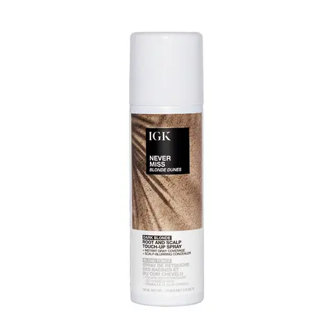 IGK Hair Never Miss Root & Scalp Touch-Up Spray – Waterproof Barrier Technology with Biotin, Rosemary & Squalane