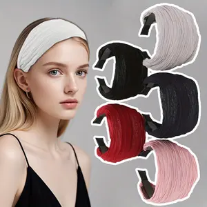 5 Pcs Wide Hard Headband Compression Headband Women's Wide Edged Hairband Beauty & Personal Care