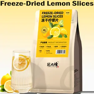Premium 50g Freeze-Dried Lemon Slices – Immune Boosting Citrus, Perfect for Tea, Detox Drinks, Cocktails & Wellness Gift
