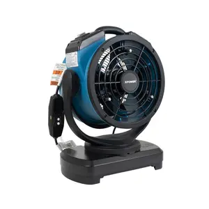 Xpower FM-68W 68 W Multipurpose Oscillating Portable 3 Speed Outdoor Cooling Misting Fan with Built-In Water Pump & Hose