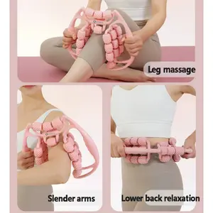 Circular Leg Roller, Calf Massager for Muscle Relaxation, Yoga Foam Roller for Slimming & Fitness Training, Durable PP Material, Muscle Exercise Equipment