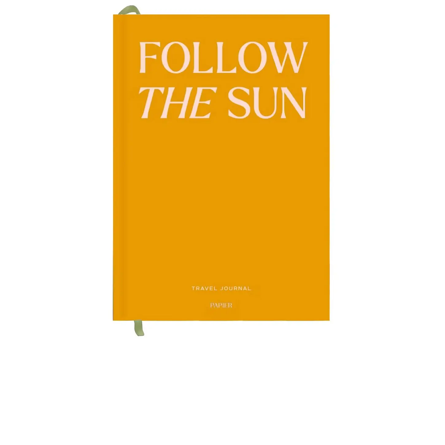 Papier Follow The Sun Hardcover Travel Journal in Yellow