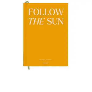 Papier Follow The Sun Hardcover Travel Journal in Yellow