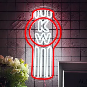 Kenworth Neon Sign, LED Wall Sign, Creative Wall Decor, Neon Sign for Home, Garage, Man Cave, Bedroom, Living Room, Party, Birthday, Festival Gift
