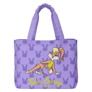 Looney Tunes Lola Bunny Loungefly Oversized Canvas Tote Bag