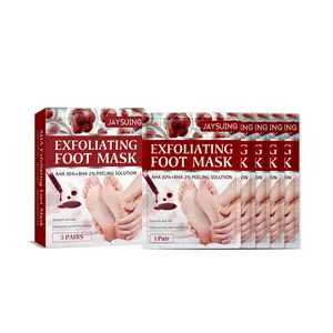 Jaysuing Acid Exfoliating Foot Mask, Moisturizes Tender Skin, Removes Calluses, Exfoliates Dead Skin, Hydrates And Beauts Feet