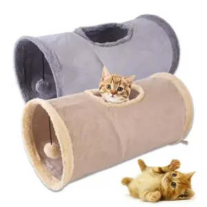 Soft and Cozy Collapsible Cat Tunnel