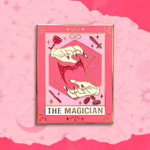Chaos Witch Tarot Card Enamel Pin