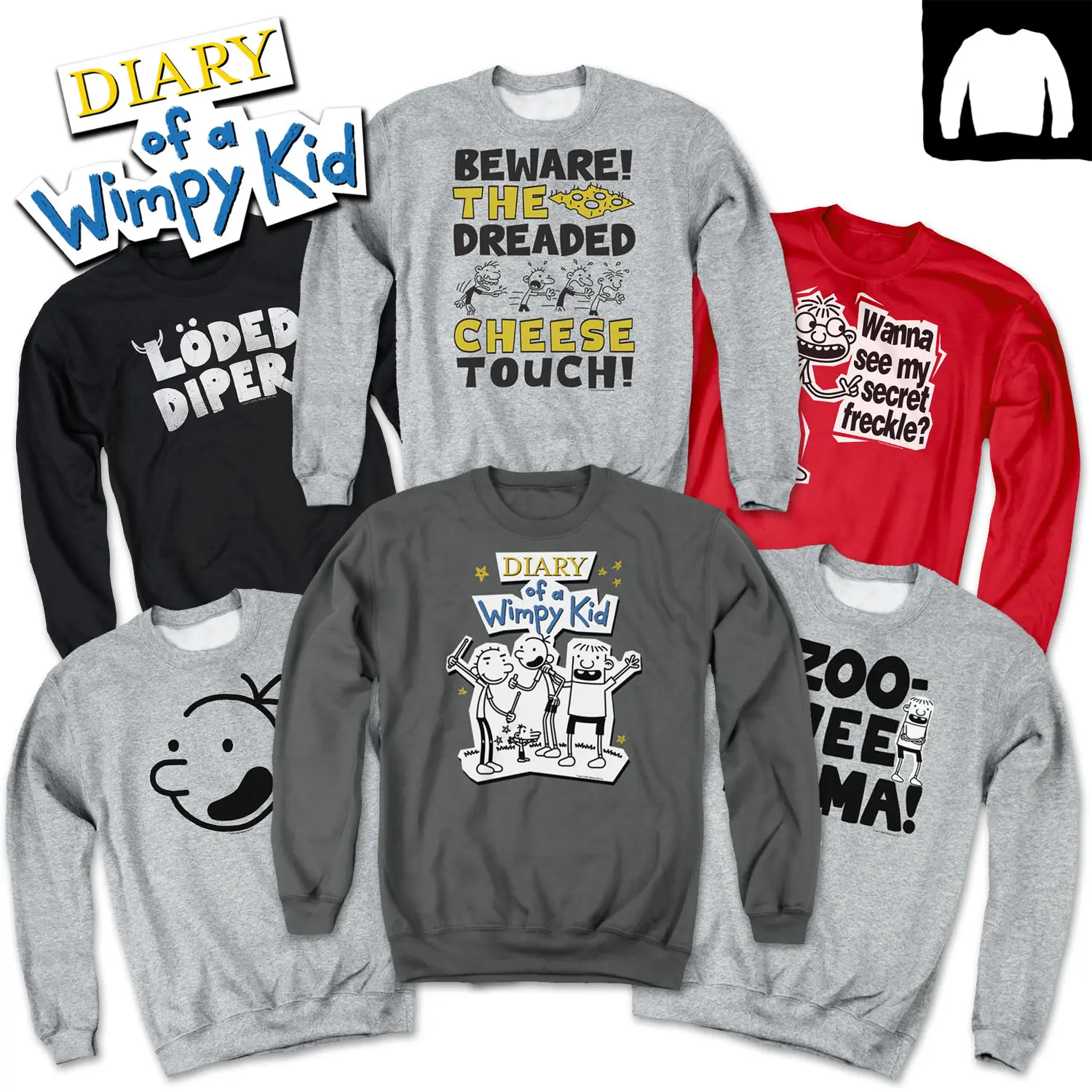 Dimpy Merch Diary of a Wimpy Kid Unisex Adult Sweatshirts - TikTok Shop