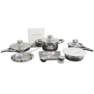BergHOFF TFK 15pc Gourmet Collection 18/10 SS Cookware Set