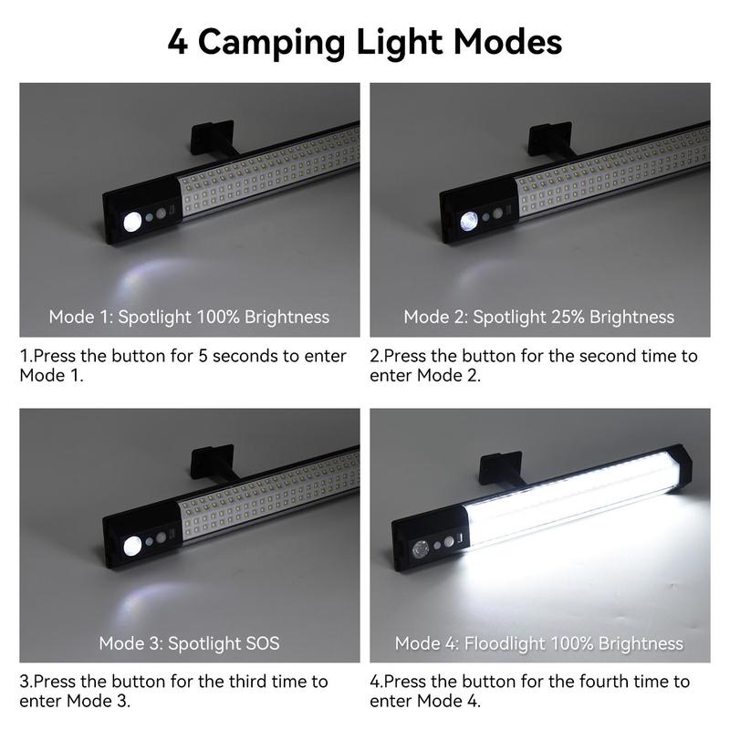 Solar Powered Wall Light, 1 Count Smart Solar Sensor Wall Light, IP65 with Smart Motion Sensor Solar Cabinet Light, LED Light Bar for Indoor & Outdoor, Solar Lights Outdoor