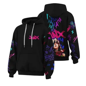 Arcane Jinx Doodle Art Hoodie Season 2 Double-sided Printed Unisex Basic - Comfort, Crewneck
