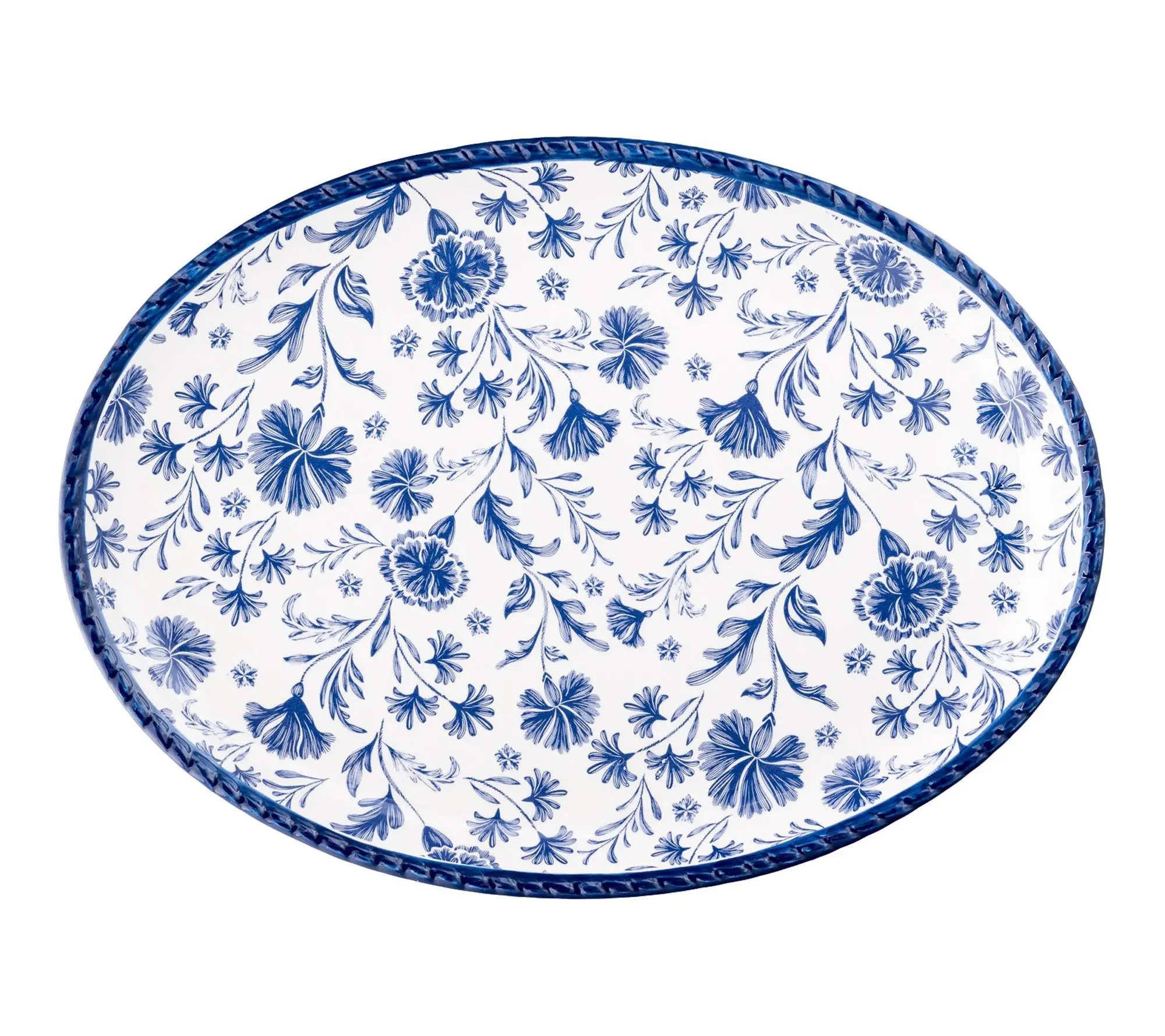 10 Strawberry Street Heritage Wildflower Oval Serving Platter 10 Strawberry Street Heritage Wildflower Oval Serving Platter